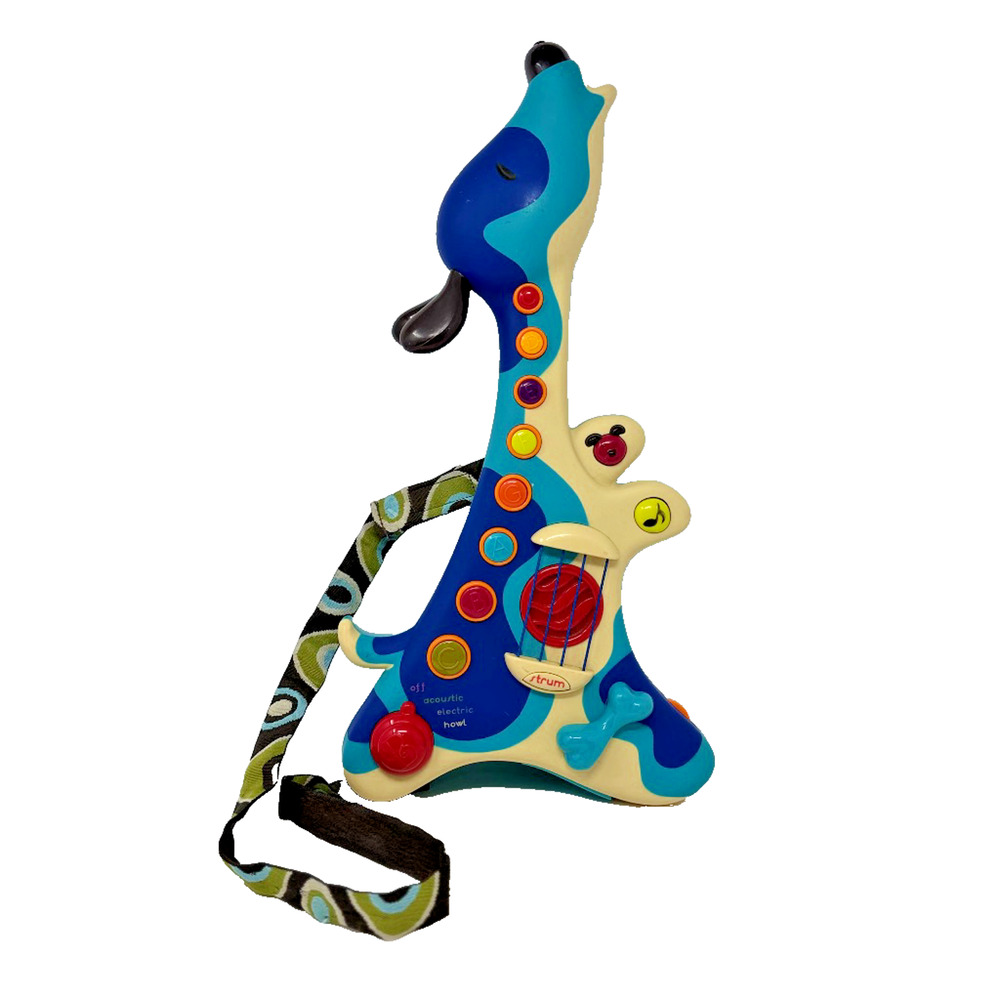 B. toys Woofer Interactive Dog Guitar Musical Toy Tested Working